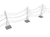 Electric wire ｜ Electrical equipment ｜ Electrical conduction ――Industrial image Free illustration