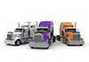 大型トラック - 産業イメージ 無料イラスト