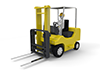 Forklift-Industrial Image Free Illustration