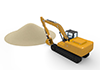 Construction Machinery ｜ Excavator Car-Industrial Image Free Illustration