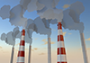Thermal Power Plant-Industrial Image Free Illustration