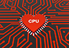 Processor --Heart-shaped --CPU --Industrial image Free illustration