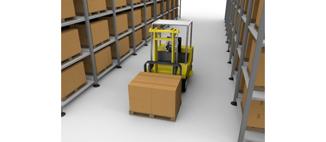 Forklift operation-Production / Illustration / Industry / Photo / Image / Photo / Free material