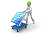 Solar Panels ｜ Sales-Industrial Image Free Illustrations