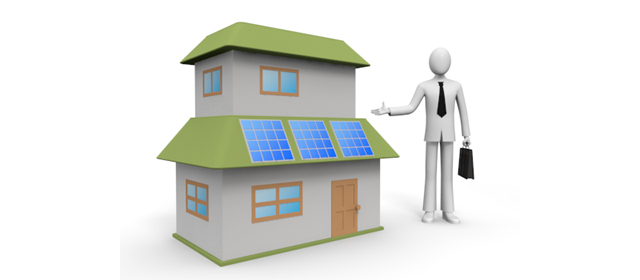 太陽光発電パネル/販売員素材 | 環境・自然・エネルギー・災害 - エネルギー / 地球 / 自然 / 環境 / 写真 / イラスト / フリー素材 / ダウンロード