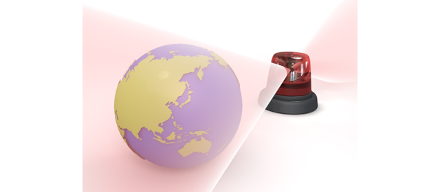 警報｜地球 | 環境・自然・エネルギー・災害 - エネルギー / 地球 / 自然 / 環境 / 写真 / イラスト / フリー素材 / ダウンロード