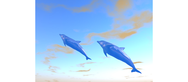 イルカ｜ジャンプ｜空 | 環境・自然・エネルギー・災害素材 - エネルギー / 地球 / 自然 / 環境 / 写真 / イラスト / フリー素材 / ダウンロード