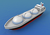 大型船｜タンカー - 産業イメージ 無料イラスト
