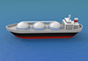 LNGタンカー - 産業イメージ 無料イラスト