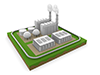 Power Plant ｜ Electricity ｜ Company-Industrial Image Free Illustration