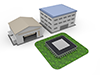 CPU Development ｜ Infrastructure Manufacturing ｜ Company-Industrial Image Free Illustration
