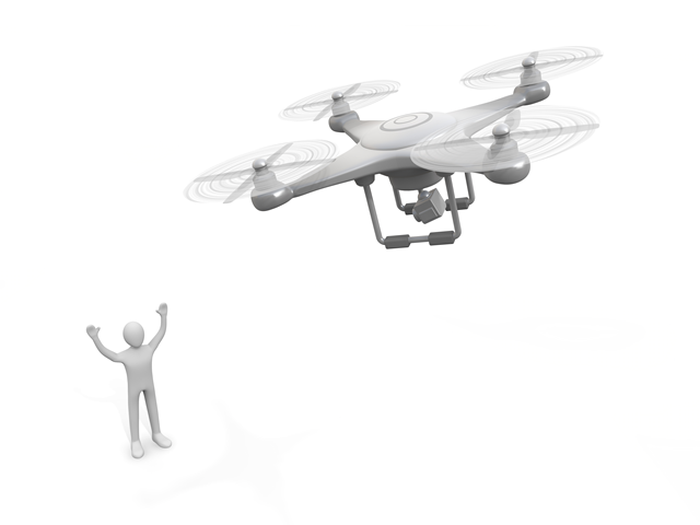 届ける/荷物 / ドローン - テクノロジー / 技術開発 / 写真 / 3D / 科学 / イラスト / フォト / 無料 / 機械