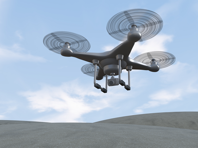 ドローン / 無人 - テクノロジー / 技術開発 / 写真 / 3D / 科学 / イラスト / フォト / 無料 / 機械
