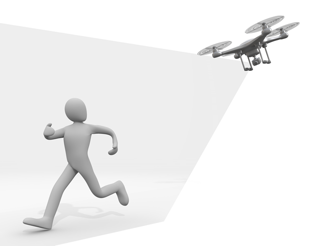 ドローン / カメラ/怪しい人物 - テクノロジー / 技術開発 / 写真 / 3D / 科学 / イラスト / フォト / 無料 / 機械