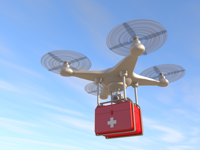 ドローン / 救急箱/治療 - テクノロジー / 技術開発 / 写真 / 3D / 科学 / イラスト / フォト / 無料 / 機械