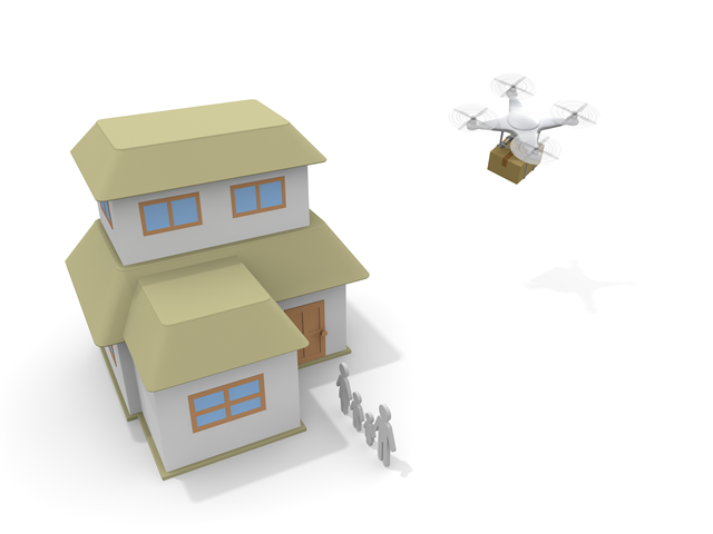 ドローン / 輸送/自宅 - テクノロジー / 技術開発 / 写真 / 3D / 科学 / イラスト / フォト / 無料 / 機械