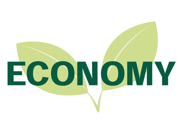 葉っぱ | エコ | 文字 - 汚染/工場/環境/地球/自然/きれい/イラスト/無料/クリップアート