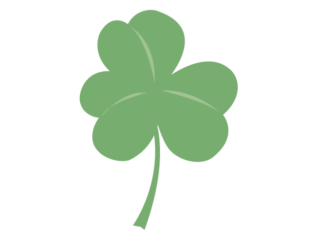 クローバー | 緑素材 | 環境・自然・エネルギー・災害 - 汚染/工場/環境/地球/自然/きれい/イラスト/無料/クリップアート