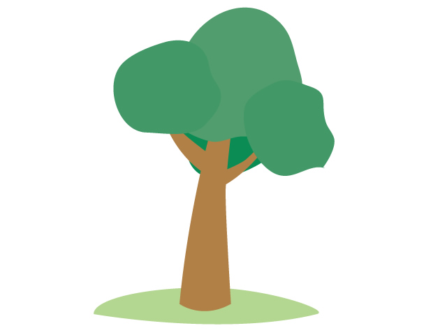 木 | 森林 | 樹木 | 植物 - 汚染/工場/環境/地球/自然/きれい/イラスト/無料/クリップアート