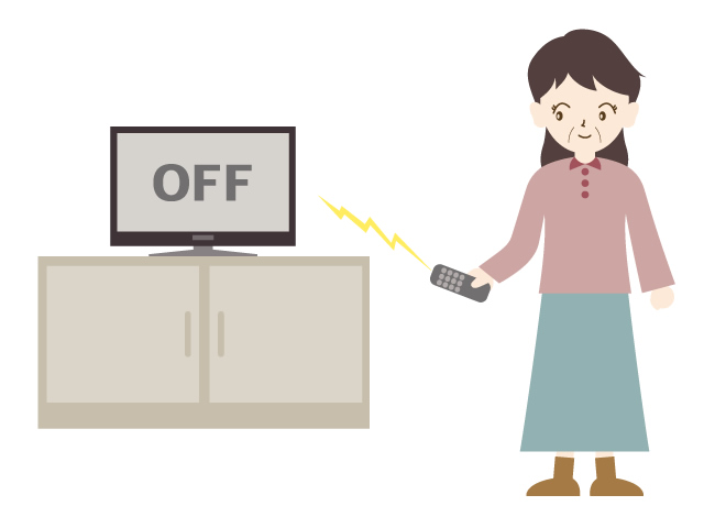 省エネ | 電源オフ | 節電 | 環境・自然・エネルギー・災害素材 - 汚染/工場/環境/地球/自然/きれい/イラスト/無料/クリップアート