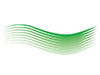 波 | 緑 | グラデーション | 環境 | 自然 | エネルギー | 災害 - 環境・自然・エネルギー｜フリーイラスト