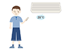 クーラー | 省エネ | 電源オフ | 節電 | 環境・自然・エネルギー・災害 - 環境・自然・エネルギー｜フリーイラスト