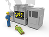 Accident ｜ Breakdown ｜ Factory ｜ Machinery-Industrial image Free illustration