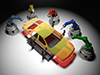 Automobile ｜ Manufacturing-Industrial image Free illustration