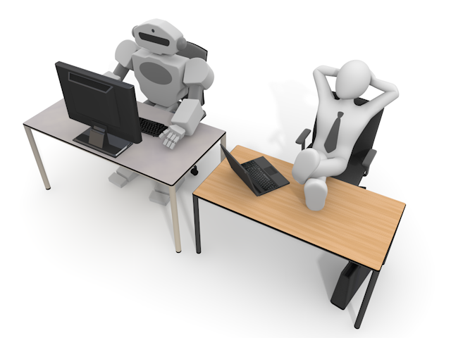 まじめ社員ロボット｜サボる社員 - テクノロジー / 技術開発 / 写真 / 3D / 科学 / イラスト / フォト / 無料 / 機械