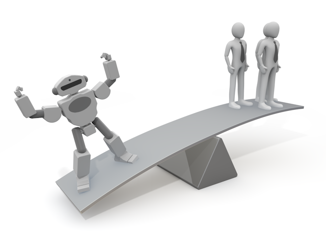 ロボットに勝てない人間社員｜優秀な機械 - テクノロジー / 技術開発 / 写真 / 3D / 科学 / イラスト / フォト / 無料 / 機械