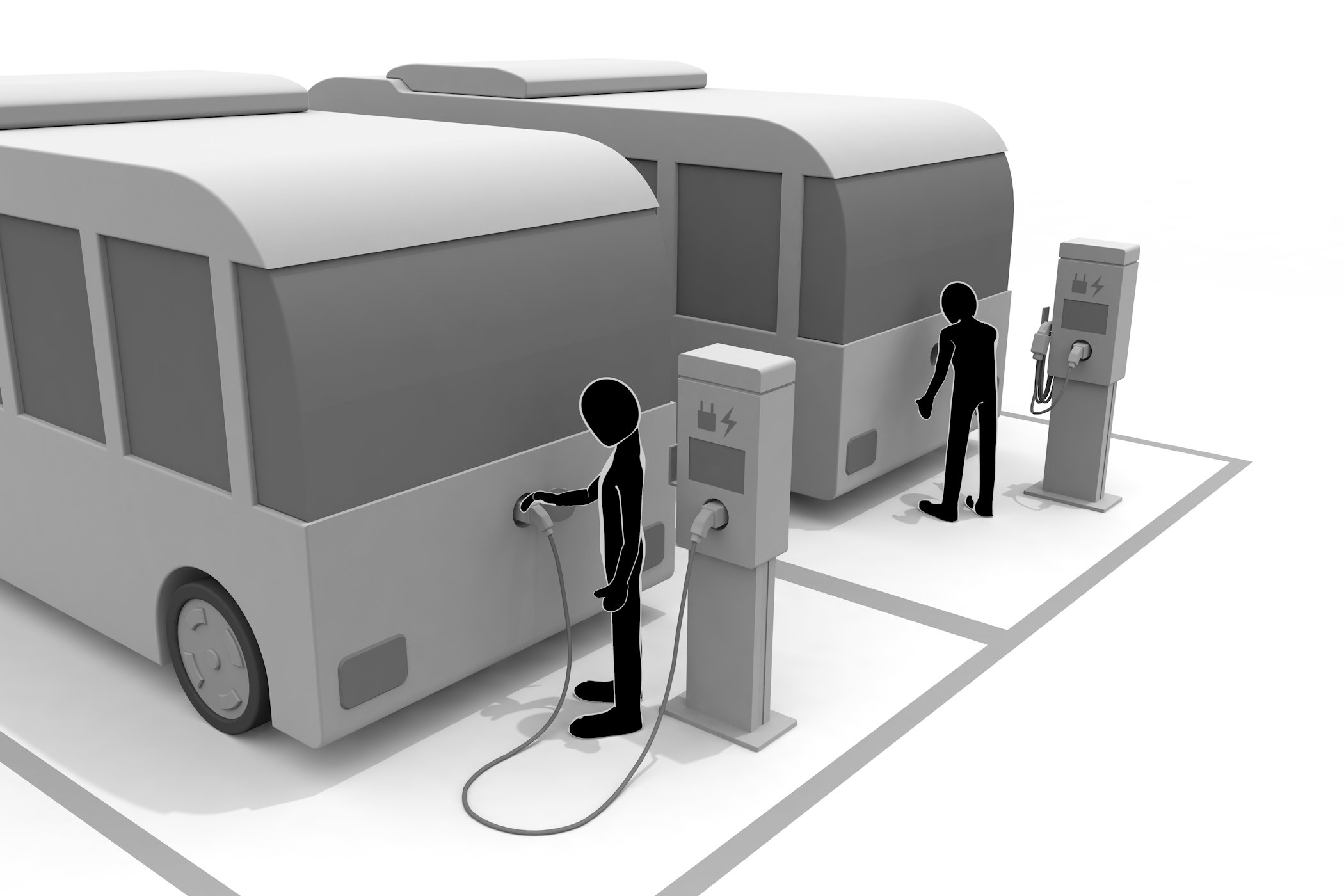 走行時に振動や騒音が少ない/回転数/中古車を手に入れる - イラスト/3Dレンダリング/フリー素材/商用使用OK