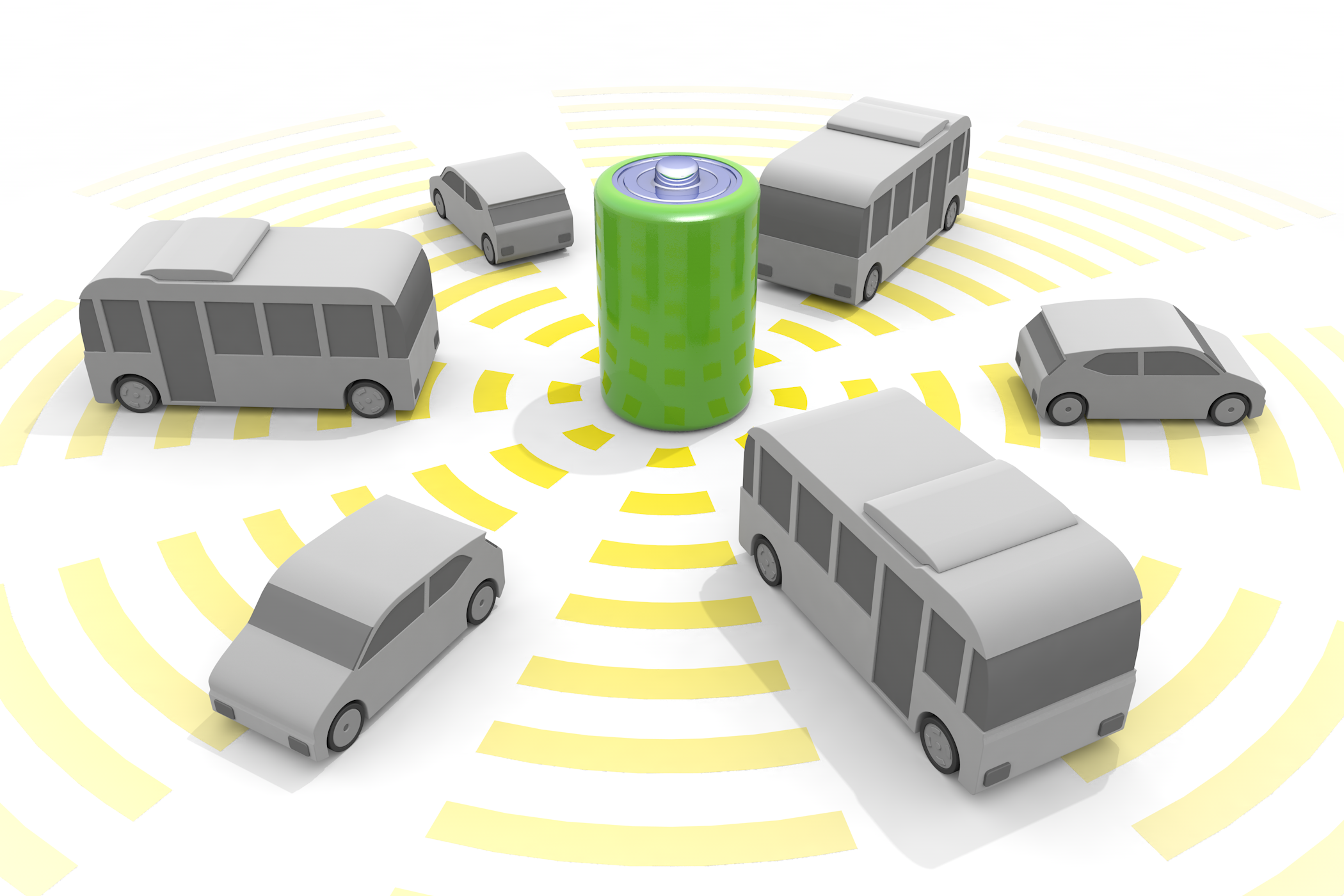 走行時に振動や騒音が少ない/回転数/中古車を手に入れる - イラスト/3Dレンダリング/フリー素材/商用使用OK