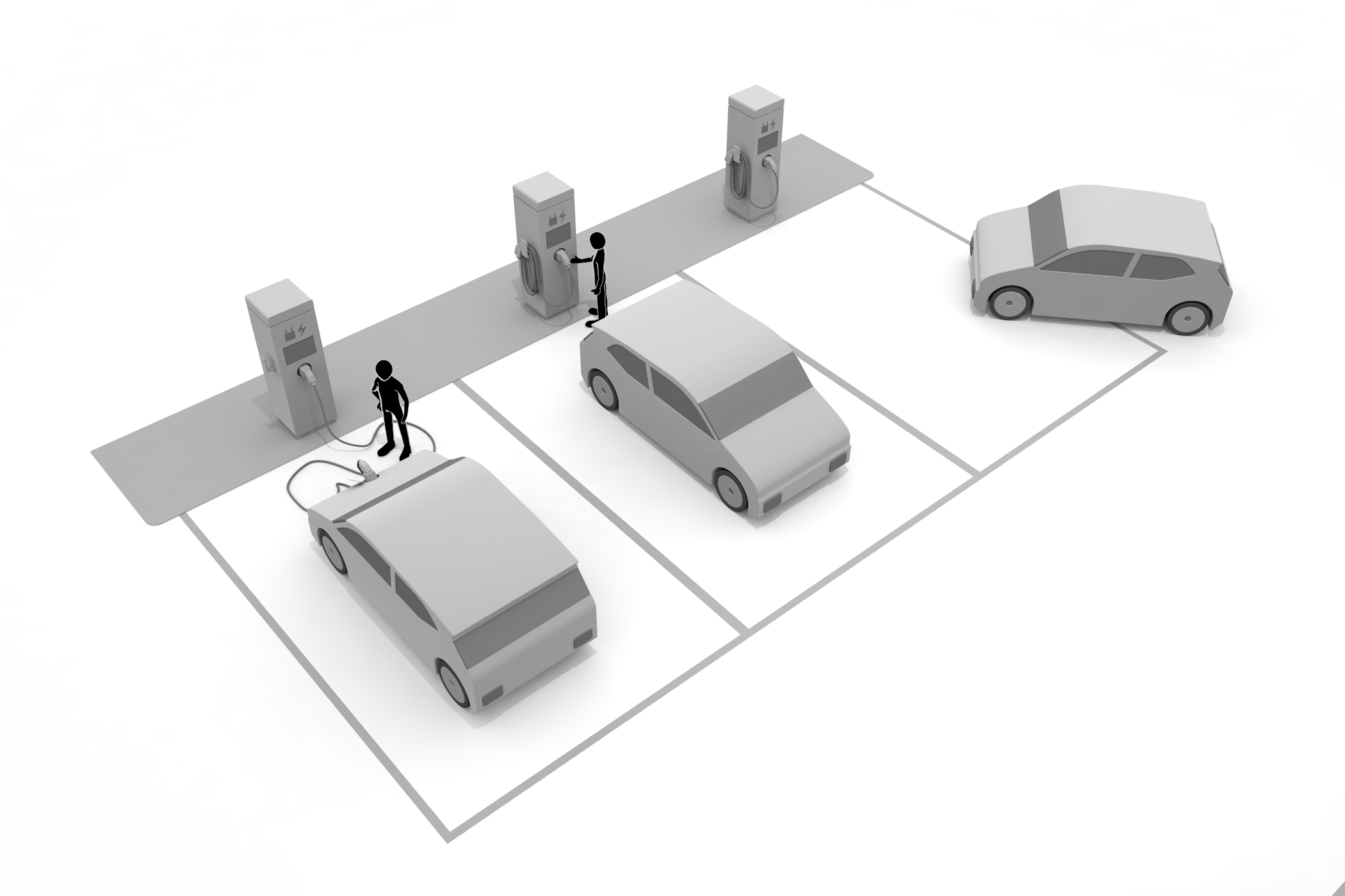 スマートメーター / クリーンエネルギー / エコロジー / 再生可能エネルギー - イラスト/3Dレンダリング/フリー素材/商用使用OK