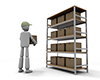 Warehouse Workers | Organize Luggage-Industrial Image Free Illustrations