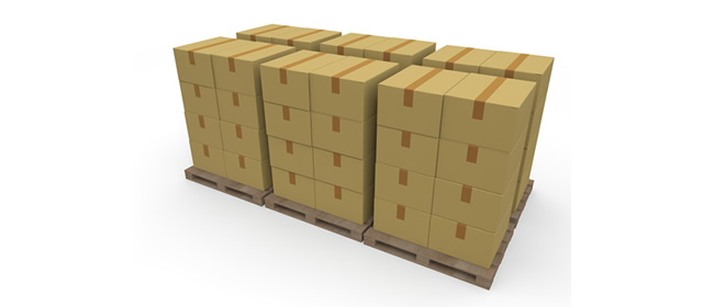 Cardboard / Luggage / Warehouse / Forklift-Production / Illustration / Industry / Photo / Image / Photo / Free Material