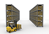 Inventory Management / Large Warehouse / Inventory-Industrial Image Free Illustration