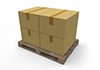 Place on cardboard box / pallet-Industrial image Free illustration