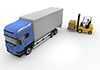 Shipping Work / Forklift Operator-Industrial Image Free Illustration
