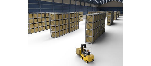 Packing / Forklift / Moving / Occupation / Warehouse-Production / Illustration / Industry / Photo / Image / Photo / Free Material