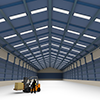Space / Giant / Warehouse / Forklift-Industrial Image Free Illustration