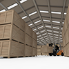 Luggage / Forklift / Warehouse / Carry-Industrial Image Free Illustration