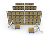 Warehouse ｜ Inventory management ｜ Cart ｜ Management --Industrial image Free illustration