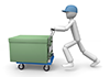 Delivery Staff / Luggage-Industrial Image Free Illustrations