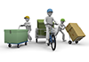 Lively delivery-Industrial image Free illustration