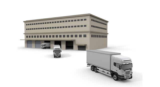 Factory / Truck / Delivery-Production / Illustration / Industry / Photo / Image / Photo / Free Material
