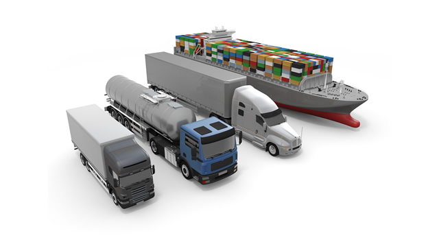 Large Ship / Delivery Truck-Production / Illustration / Industry / Photo / Image / Photo / Free Material