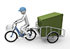Shipping / Bicycle-Industrial Image Free Illustration