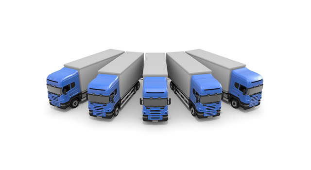Truck / Alignment / Blue-Production / Illustration / Industry / Photo / Image / Photo / Free Material