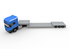 トラック荷台 - 産業イメージ 無料イラスト