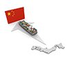 China / Cargo Ship / Export / Japan-Industrial Image Free Illustration